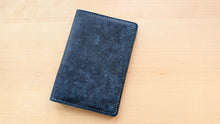 Load image into Gallery viewer, Sapphire and Natural Badalassi Carlo Italian Leather Passport and Papers Cover