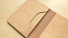 Load image into Gallery viewer, Handmade Natural Badalassi Carlo Italian Leather Passport Cover