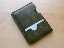 Load image into Gallery viewer, Olive Badalassi Carlo Leather Passport/ Field Notes Sleeve