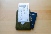 Load image into Gallery viewer, Olive Badalassi Carlo Leather Passport/ Field Notes Sleeve
