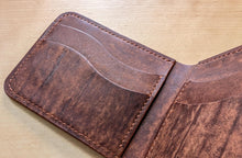 Load image into Gallery viewer, Hand Sewn Badalassi Carlo Habana Leather Bifold Wallet