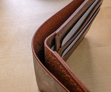 Load image into Gallery viewer, Hand Sewn Badalassi Carlo Habana Leather Bifold Wallet