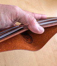 Load image into Gallery viewer, Hand Sewn Badalassi Carlo Habana Leather Bifold Wallet