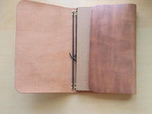 Load image into Gallery viewer, Handmade Vintage Leather Travel Notebooks: A5 Trifold/Bifold, Passport, and Field Notes Size