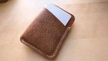 Load image into Gallery viewer, Natural Metta Catharina Shell Cordovan 3 Pocket Wallet