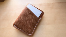 Load image into Gallery viewer, Natural Metta Catharina Shell Cordovan 3 Pocket Wallet