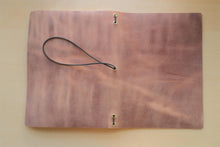 Load image into Gallery viewer, Handmade Vintage Leather Travel Notebooks: A5 Trifold/Bifold, Passport, and Field Notes Size