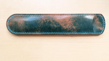 Load image into Gallery viewer, Rocado Turquoise Marbled Shell Cordovan Pen Slip and Bookmark Corner