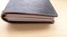 Load image into Gallery viewer, Handmade Midori/ travellers size Black Metta Catherina Leather travel notebook