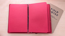 Load image into Gallery viewer, Handmade Red Leather Travel Notebook: Walpier Buttero A5 Trifold, Bifold Pocket & Passport Size