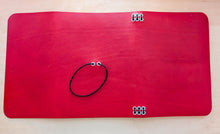 Load image into Gallery viewer, Handmade Red Leather Travel Notebook: Walpier Buttero A5 Trifold, Bifold Pocket & Passport Size