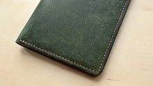 Load image into Gallery viewer, Handmade Green and Burt Orange Badalassi Carlo Italian Leather Passport and Papers Cover