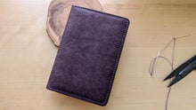 Load image into Gallery viewer, Violet and Pink Badalassi Carlo Italian Leather Passport and Papers Cover