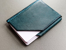 Load image into Gallery viewer, Micro Minimalist Ortensia Blue Pueblo card holder
