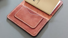 Load image into Gallery viewer, Wickett and Craig Buck Brown Harness Leather Field Notes Notebook Cover
