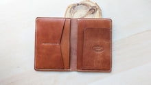 Load image into Gallery viewer, Wickett and Craig Buck Brown Harness Leather Passport and Papers Cover
