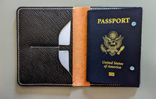 Load image into Gallery viewer, Exclusive Black &quot;Metta Catharina&quot; Textured Shell Cordovan Passport Cover
