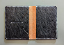 Load image into Gallery viewer, Exclusive Black &quot;Metta Catharina&quot; Textured Shell Cordovan Passport Cover
