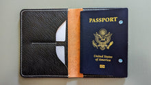 Load image into Gallery viewer, Exclusive Black &quot;Metta Catharina&quot; Textured Shell Cordovan Passport Cover
