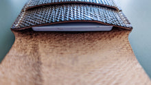 Load image into Gallery viewer, Brown Metta Catharina Horse Leather Flap Wallet
