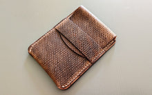Load image into Gallery viewer, Brown Metta Catharina Horse Leather Flap Wallet
