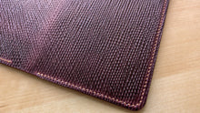 Load image into Gallery viewer, Exclusive Burgundy &quot;Metta Catharina&quot; Textured Shell Cordovan Passport Cover
