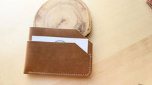Load image into Gallery viewer, Horween Natural Dublin Leather Slim Wallet
