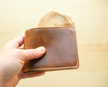 Load image into Gallery viewer, Marbled Shell Bifold Wallet #103
