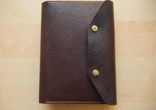 Load image into Gallery viewer, Metta Catharina Brown Shell Cordovan A5 notebook Cover
