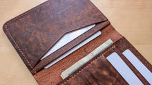 Load image into Gallery viewer, Badalassi Carlo Habana Tobacco Color Vertical Wallet
