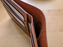 Load image into Gallery viewer, Hand Sewn Badalassi Carlo Habana Leather Bifold Wallet
