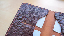 Load image into Gallery viewer, Exclusive Burgundy &quot;Metta Catharina&quot; Textured Shell Cordovan Travel Wallet
