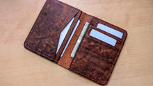 Load image into Gallery viewer, Badalassi Carlo Habana Tobacco Color Vertical Wallet
