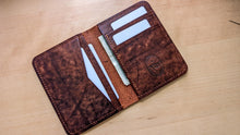 Load image into Gallery viewer, Badalassi Carlo Habana Tobacco Color Vertical Wallet

