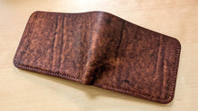 Load image into Gallery viewer, Hand Sewn Badalassi Carlo Habana Leather Bifold Wallet
