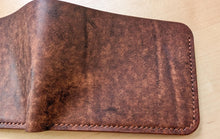 Load image into Gallery viewer, Hand Sewn Badalassi Carlo Habana Leather Bifold Wallet
