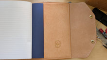Load image into Gallery viewer, Natural Badalassi Carlo A5 Leather Notebook Cover
