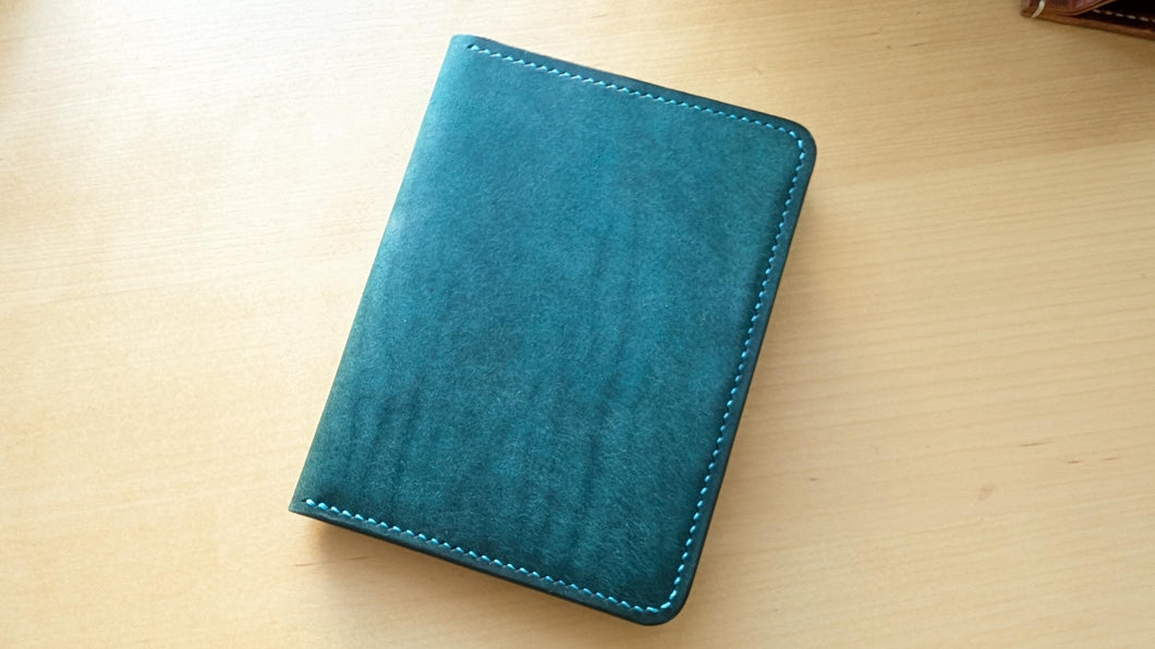 Amalfi Collection: Italian Leather passport covers in Sea Blue, Orange, and Sea Rose