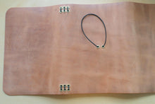 Load image into Gallery viewer, Handmade Vintage Leather Travel Notebooks: A5 Trifold/Bifold, Passport, and Field Notes Size
