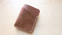 Load image into Gallery viewer, Natural Metta Catharina Shell Cordovan 3 Pocket Wallet
