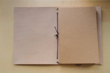 Load image into Gallery viewer, Handmade Vintage Leather Travel Notebooks: A5 Trifold/Bifold, Passport, and Field Notes Size

