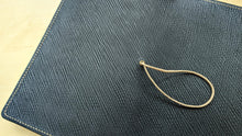 Load image into Gallery viewer, Handmade Midori/ travellers size Black Metta Catherina Leather travel notebook

