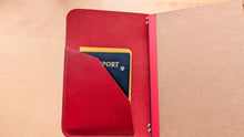 Load image into Gallery viewer, Red Buttero A5 Trifold and Bifold Pocket &amp; Passport Size Travel Journals
