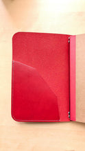 Load image into Gallery viewer, Red Buttero A5 Trifold and Bifold Pocket &amp; Passport Size Travel Journals
