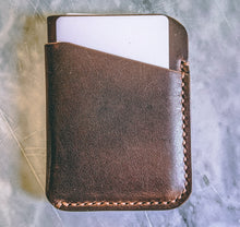 Load image into Gallery viewer, Horween Dublin Nut Brown 3 Pocket Slim Wallet
