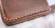 Load image into Gallery viewer, Horween Dublin Nut Brown 3 Pocket Slim Wallet
