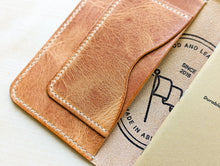 Load image into Gallery viewer, Signature Line: Badalassi Carlo Natural Waxy Field Notes Cover

