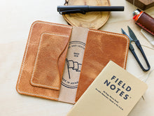 Load image into Gallery viewer, Signature Line: Badalassi Carlo Natural Waxy Field Notes Cover
