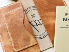 Load image into Gallery viewer, Signature Line: Badalassi Carlo Natural Waxy Field Notes Cover
